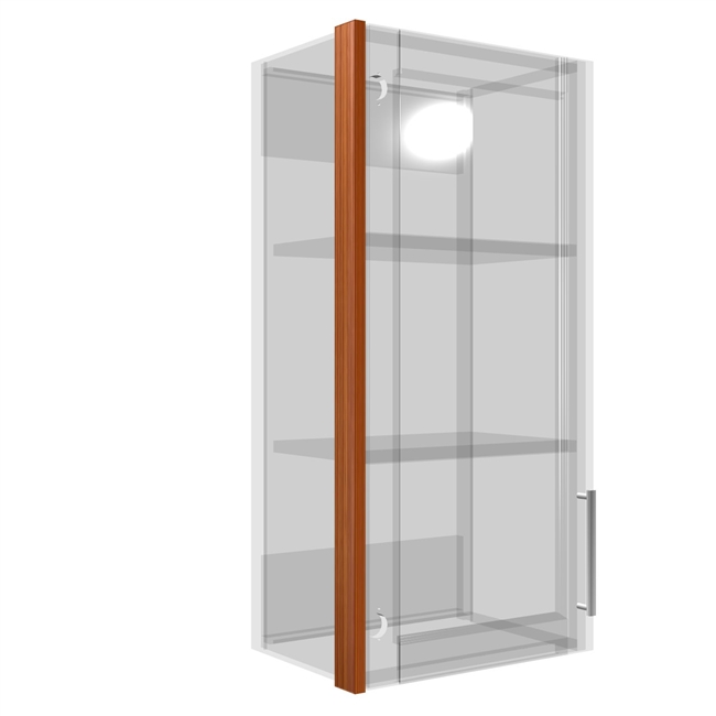 Slim wall cabinet filler (for use in tight cabinet locations)