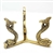 These 3 brass dolphins are perfect for displaying your larger eggs (emu, rhea or ostrich).