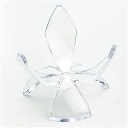 Acrylic Egg Stand, Tulip Reversible 2.5"