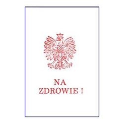 Polish Eagle Note Cards, NA ZDROWIE! [Set of 15]
