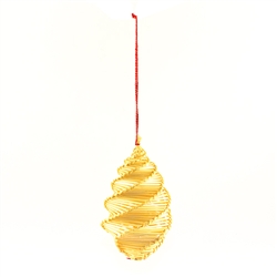 Straw Bulb - Bombka, Large Natural