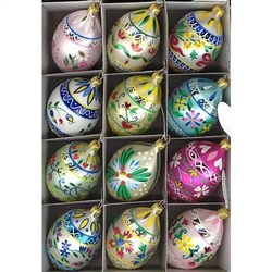 Pisanki Ornaments - (Egg shaped)