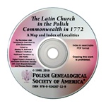 The maps and index of this CD identify approximately 6,500 parishes and branch churches of the Latin rite in Poland before the first partition in 1772. It also encompasses Silesia, Moldavia and the Duchy of Courland. Published 2010.