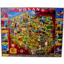 Legends of Poland Folklore Map Of Poland