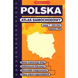 Polska Atlas Samochodowy Scale 1:300 000
