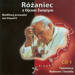 Two CD set of the praying of the rosary in Polish led by Pope John Paul II.