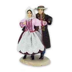 Rzeszow Couple Traditional Doll