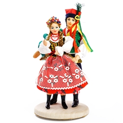 The Krakow costume is considered to be Poland's national folk costume and is certainly the best known.  Whether you're adding to a collection or just starting one out. These dolls are perfect, clothed in authentic regional folk costumes.