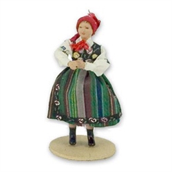 Polish Regional Doll: Lowiczanka Woman