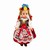 This beautiful doll dressed in a handmade traditional Krakowianka outfit, is made of plastic with movable arms and legs (not the joints). Hand made so costuming details will vary slightly so not two will be exactly alike.