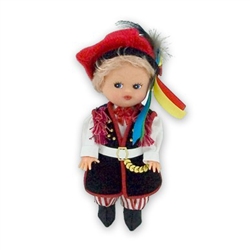 This doll, dressed in a boy's Krakowiak outfit, wonderfully crafted and fun to collect.
