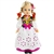 This doll, dressed in a traditional Rzeszow outfit, wonderfully crafted and fun to collect. Costumes are hand made, so costume and colors will vary.
