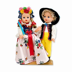 Slask Pair Baby Style Dolls - Large