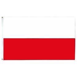 Fly your flag high, but why not complement it with a Polish flag and pay tribute to your Polish heritage. Made for outdoor use.