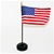 United States Desk Flag On Stick, Rayon, Size 4" x 6"