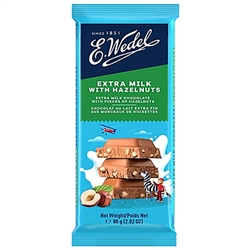 Wedel Extra Milk With Hazelnuts 80g/2,82oz