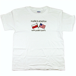 Made in America with Polish Parts T-Shirt, Children's