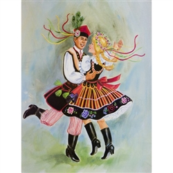 Polish Dancers (18" x 24") Poster