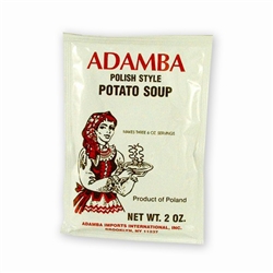 Adamba Polish Style Potato Soup is delicious and easy to make.  Instructions in Polish and English.