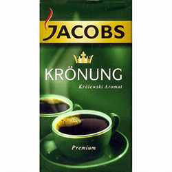 Poles enjoy their coffee strong and Jacob's premium brand is one of the most popular in Poland. Finest premium ground coffee produced and packaged in Germany