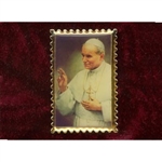 Pope John Paul II Stamp Lapel Pin