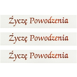 'Zycze Powodzenia' Ribbon