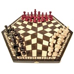 Chess For Three (Szachy dla trzech) - Med. Size/Colored