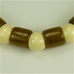 Polish Artistic Hazelnut Wood Necklace