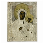 Hand Painted Icon Of Our Lady Of Czestochowa - Large