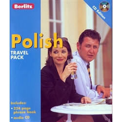 Berlitz Polish Travel Pack includes a 224 page phrase book and an audio CD. Learners are provided with 1,200 written words and phrases, easy-to-understand pronunciation, a dictionary, emergency expressions, and color-coded