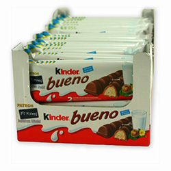 It's crisp, it's creamy. It's hazelnutty.  It raises the bar for indulgence.  It's Kinder Bueno, the chocolate bar that truly takes indulgence to a whole new level.