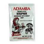 Adamba Polish Style Krupnik Mushroom Soup is easy to make.  Instructions in Polish and English.