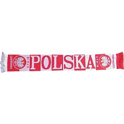 Red and White Polska Scarf - Bialo Czerwoni