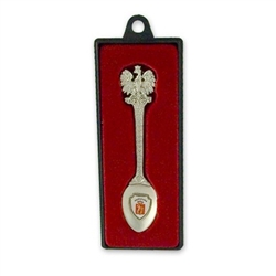 Polish Eagle Spoon With City Crest - Warszawa - Warsaw