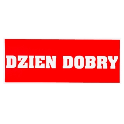 Rectangular Magnet - Dzien dobry