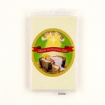 Perfect for mailing with Christmas Cards. A Polish tradition! Hermetically sealed pack of 5 embossed white wafers.