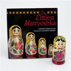 The Littlest Matryoshka Book and Doll Set