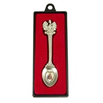 Polish Eagle Spoon With Our Lady of Czestochowa Crest