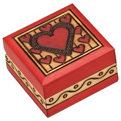 This beautiful box is made of seasoned Linden wood, from the Tatra Mountain region of Poland.  The skilled artisans of this region employ centuries old traditions and meticulous handcraftmanship to create a finished product of uncompromising quality.