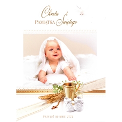 Christening  Greeting Card with pop-up