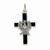 Made in the workshop of Warsaw's finest engraver and medal maker. This is a hand made enameled metal cross with the Polish eagle superimposed on top. These are the two symbols of Poland's Catholic heritage. Black is the symbol of the temporal nature of