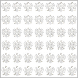 Polish Scrapbook Paper - Eagle on White Scrapbook