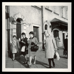 One of my all time favorites and quite popular in Poland even today, these crispy cream filled pastries in the shape of pipes were are real tasty treat.
Historical Black and White Photo Postcard