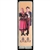 Bookmark - Nowy Sacz Folk Dancer Bookmark on Canvas is painted on canvas with the edges tastefully fringed.