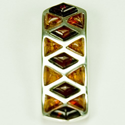 Vertical Amber Pendant
