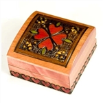 Wooden Polish Box with Curved top