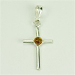 Petite Amber Cross