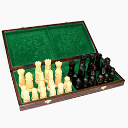 Castle Polish Chess Set - 19.5"