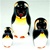 One of our favorite animals, the emperor penguin, wants you to hear no evil, speak no evil, see no evil. An adorable reminder that clean living is the best kind. Production Techniques: Hand Painting. This doll was carved in the Upper Volga region, then de
