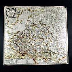 1771 Historical Map Of Poland